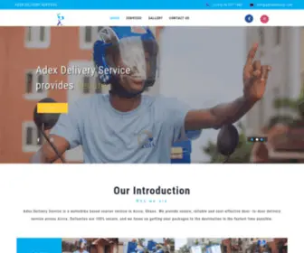 AdexDelivery.com(3PL Services) Screenshot