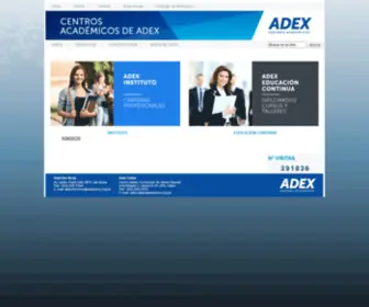 Adexperu.edu.pe(ADEX) Screenshot