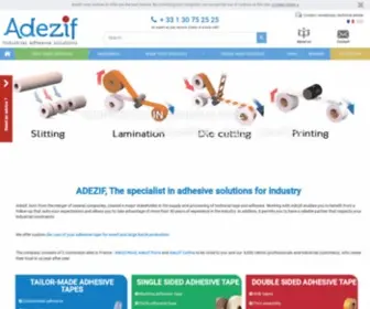 Adezif.com(Industrial Adhesive Solutions) Screenshot