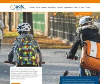 ADFC.de(Startseite) Screenshot