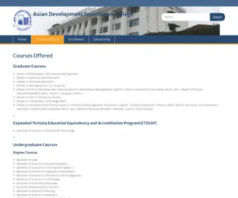 Adfcollege.net(Asian Development Foundation College) Screenshot