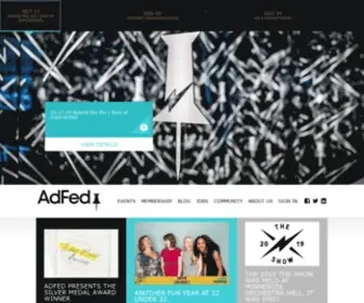 Adfed.org(The Advertising Federation of Minnesota) Screenshot