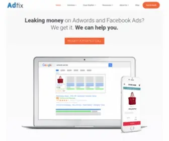 Adfixonline.com(SEM, PPC & Facebook Ads Management Performance Agency) Screenshot