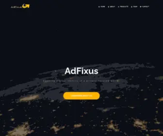 Adfixus.com(Evolving digital identity in a privacy) Screenshot