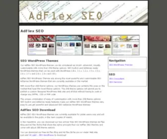 Adflexseo.com(SEO WordPress themes) Screenshot