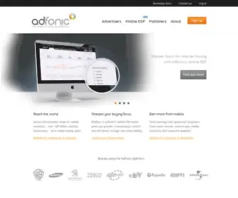 Adfonic.com(Adfonic) Screenshot