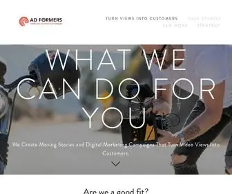 Adformers.com(Ad Formers) Screenshot