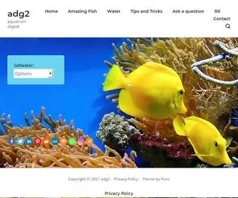 ADG2.com(Aquarium digest) Screenshot