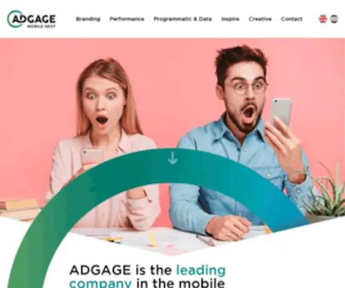 Adgage.es(Audience engagement) Screenshot