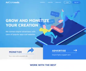 Adgatemedia.net(AdGate Media) Screenshot