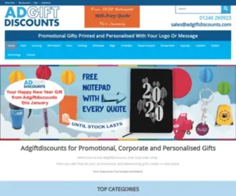 Adgiftdiscounts.com(Adgiftdiscounts Personalised Gifts) Screenshot