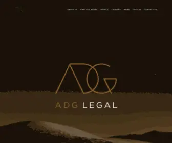 Adglegal.com(ADG Legal) Screenshot