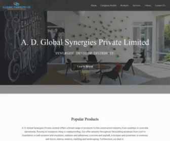 Adglobalsynergies.com(A. D. GLOBAL SYNERGIES PRIVATE LIMITED) Screenshot