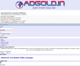 Adgold.in(Mobile Advertisement Network) Screenshot