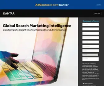 Adgooroo.com(Global Search Marketing Intelligence) Screenshot
