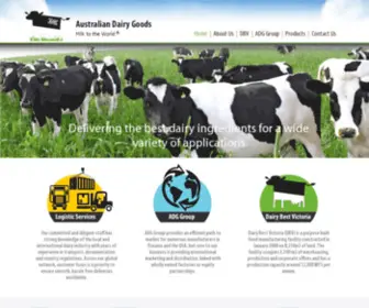 ADGPL.com.au(Australian Dairy Goods) Screenshot