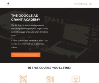 Adgrantacademy.org(Ready to launch your ad grant) Screenshot