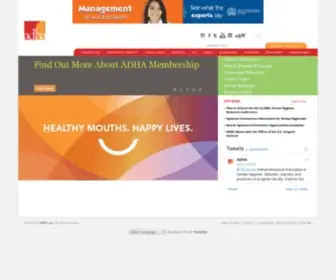 Adha.org(Home) Screenshot