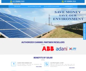 Adharasolar.com(Adhara Solar) Screenshot