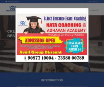Adhavanacademy.com(Training Institutes in bypass) Screenshot