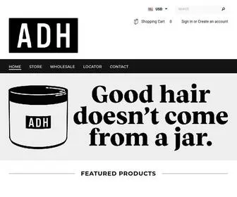 Adhbrand.com(ADH Brand) Screenshot