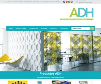 ADH.com.co(Adh papeles adhesivos e insumos gráficos) Screenshot