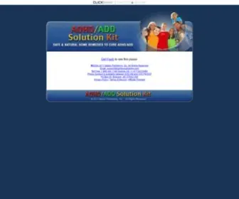 ADHD-Remedy.com(ADHD/ADD) Screenshot