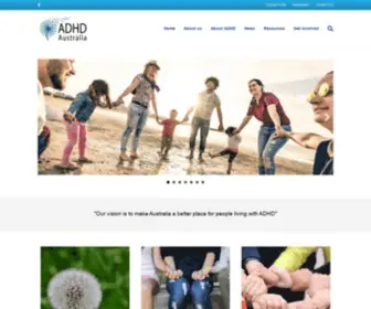 Adhdaustralia.org.au(ADHD Australia) Screenshot