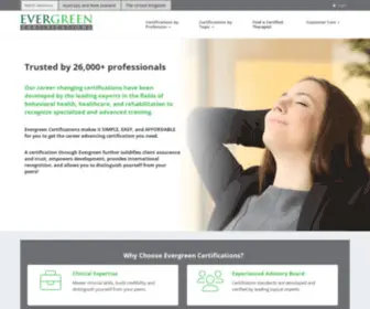 Adhdcert.com(Evergreen Certifications) Screenshot