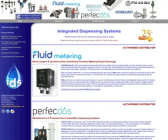 Adhesivedispense.com(Integrated Dispensing Systems) Screenshot