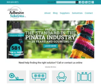 Adhesivesolutions.com(Adhesive Solutions) Screenshot