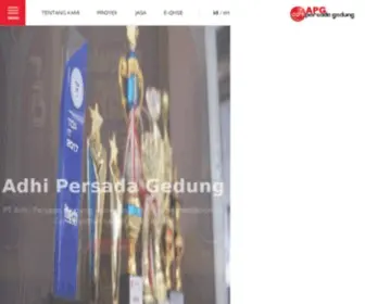 Adhigedung.co.id(Adhi Persada Gedung) Screenshot