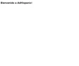 Adhispanic.com(AdHispanic) Screenshot