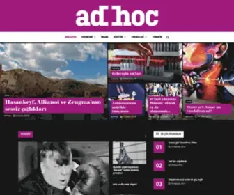 AdhoCDergi.com(AdHoc Dergi) Screenshot