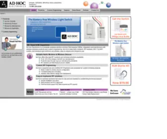 Adhocelectronics.com(Reliable Data Radio Modems & Custom Engineering) Screenshot