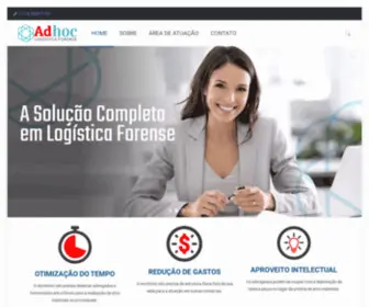 Adhoclogistica.com.br(Ad Hoc) Screenshot