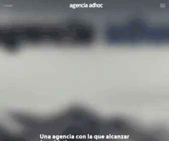 Adhocwebs.com(Agencia Comunicación Adhoc) Screenshot