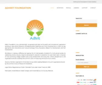 Adhrit.in(Adhrit Foundation) Screenshot