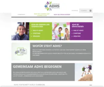 ADHS-Infoportal.de(ADHS) Screenshot