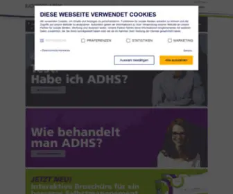 ADHS-Ratgeber.com(Das Infoportal) Screenshot