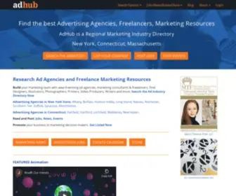 Adhub.com(Ad Agency Marketing Directory) Screenshot