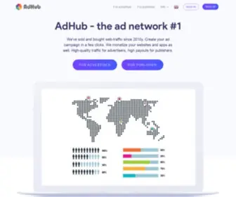 Adhub.ru(трафик) Screenshot