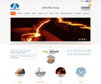 Adhunikgroup.com(Adhunik Group) Screenshot