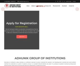 Adhunikgroup.org(Adhunik Group of Institute) Screenshot