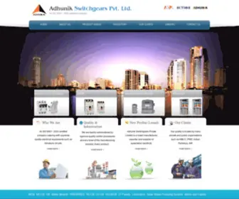 Adhunikswitchgears.com(Adhunik Switchgears Pvt) Screenshot