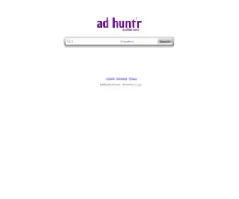 Adhuntr.com(Independent classified search engine) Screenshot