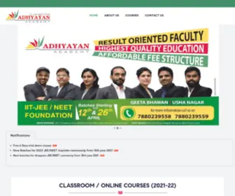 Adhyayanacademy.co.in(Adhyayan Academy) Screenshot