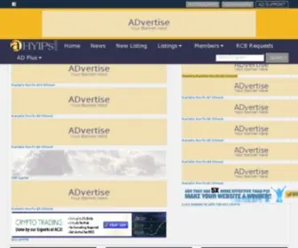 Adhyips.com(ADvertise HYIP Monitoring) Screenshot