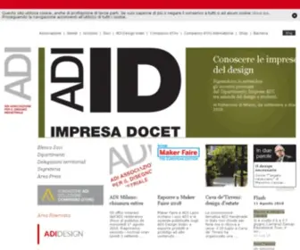 Adi-Design.org(Associazione per il Disegno Industriale) Screenshot