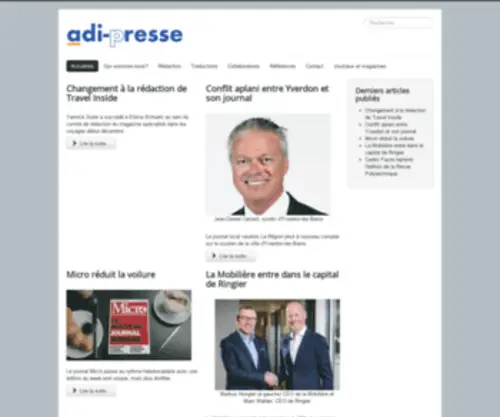 Adi-Presse.ch(Actualités) Screenshot